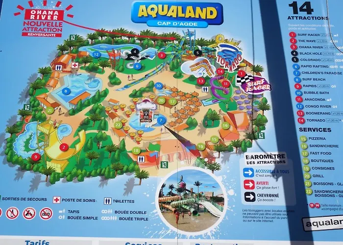 T2,33 M2,quartier Malfato Et Aqualand アグド